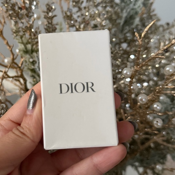 Dior Beauty CD Dual Mirror Phone Ring Metal Holder Stand 3M - Silver / Black - Picture 2 of 8